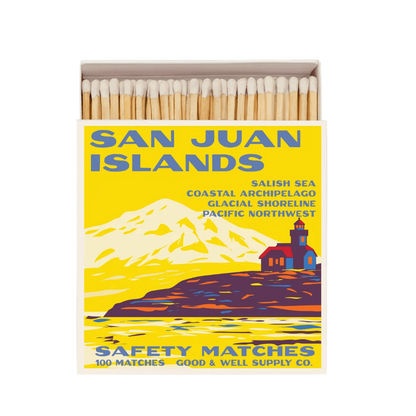 Good &amp; Well Supply Co. San Juan Islands Vintage National Park Cabin Matches