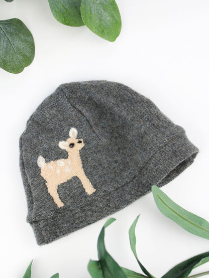Fawn Cashmere Hat - Newborn - My American Goods