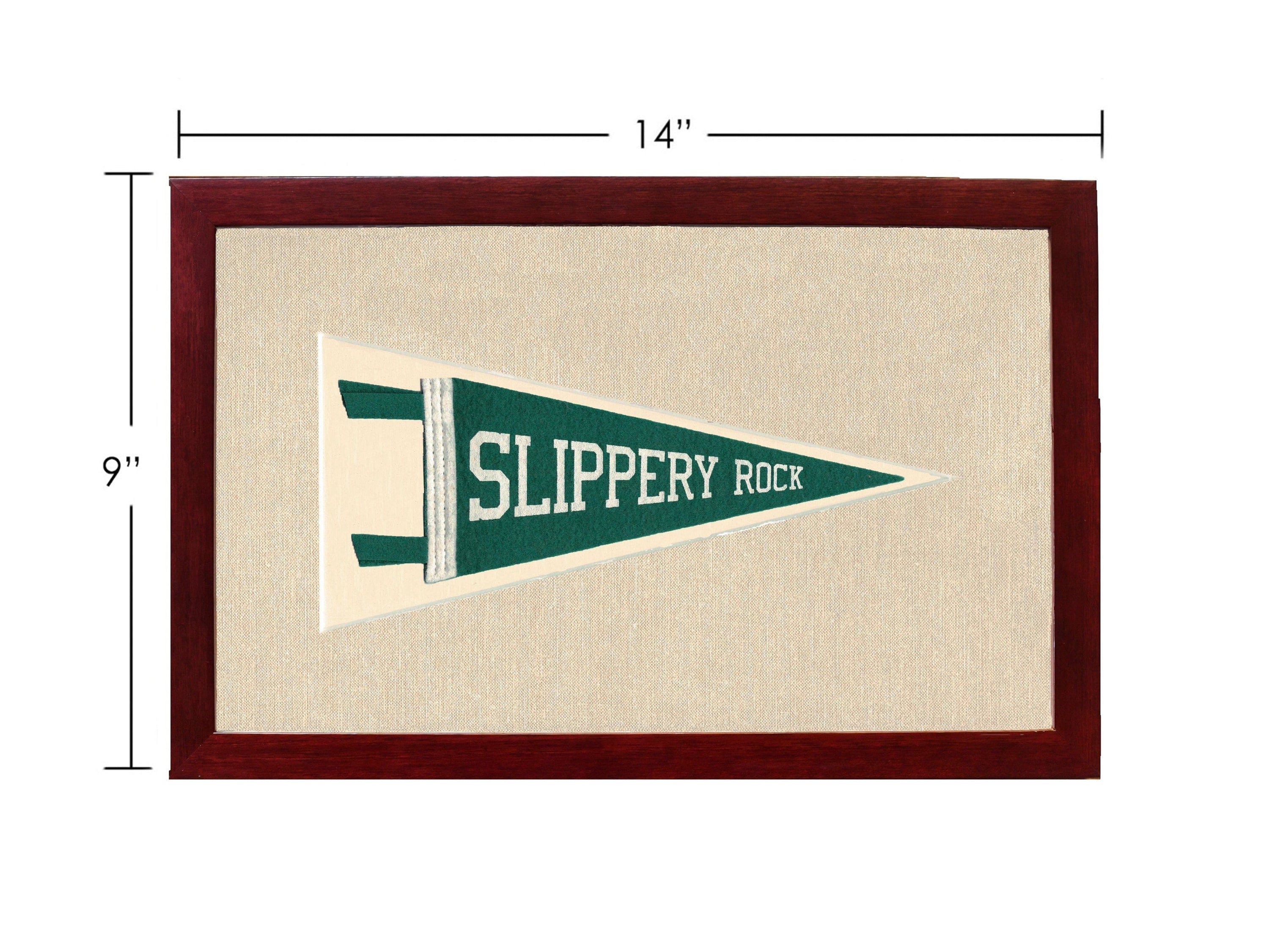 Americana Memories Vintage Pennants and Memorabilia Vintage Slippery Rock University Pennant