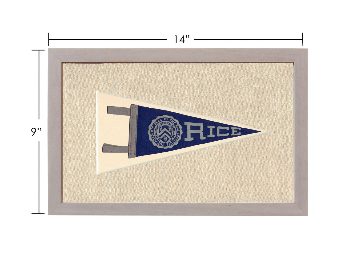 Americana Memories Vintage Pennants and Memorabilia Vintage Rice Pennant