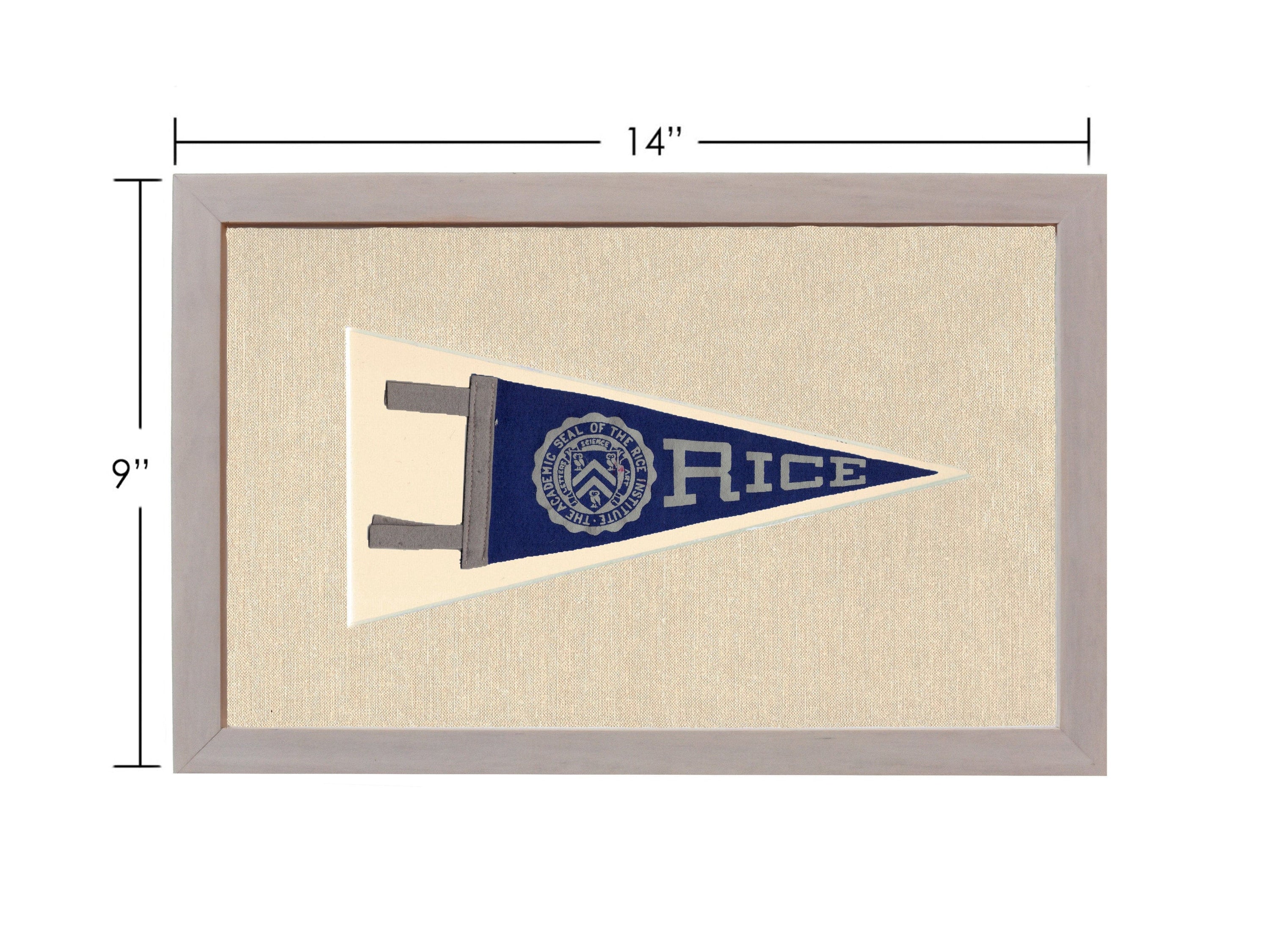 Americana Memories Vintage Pennants and Memorabilia Vintage Rice Pennant