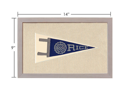 Americana Memories Vintage Pennants and Memorabilia Vintage Rice Pennant