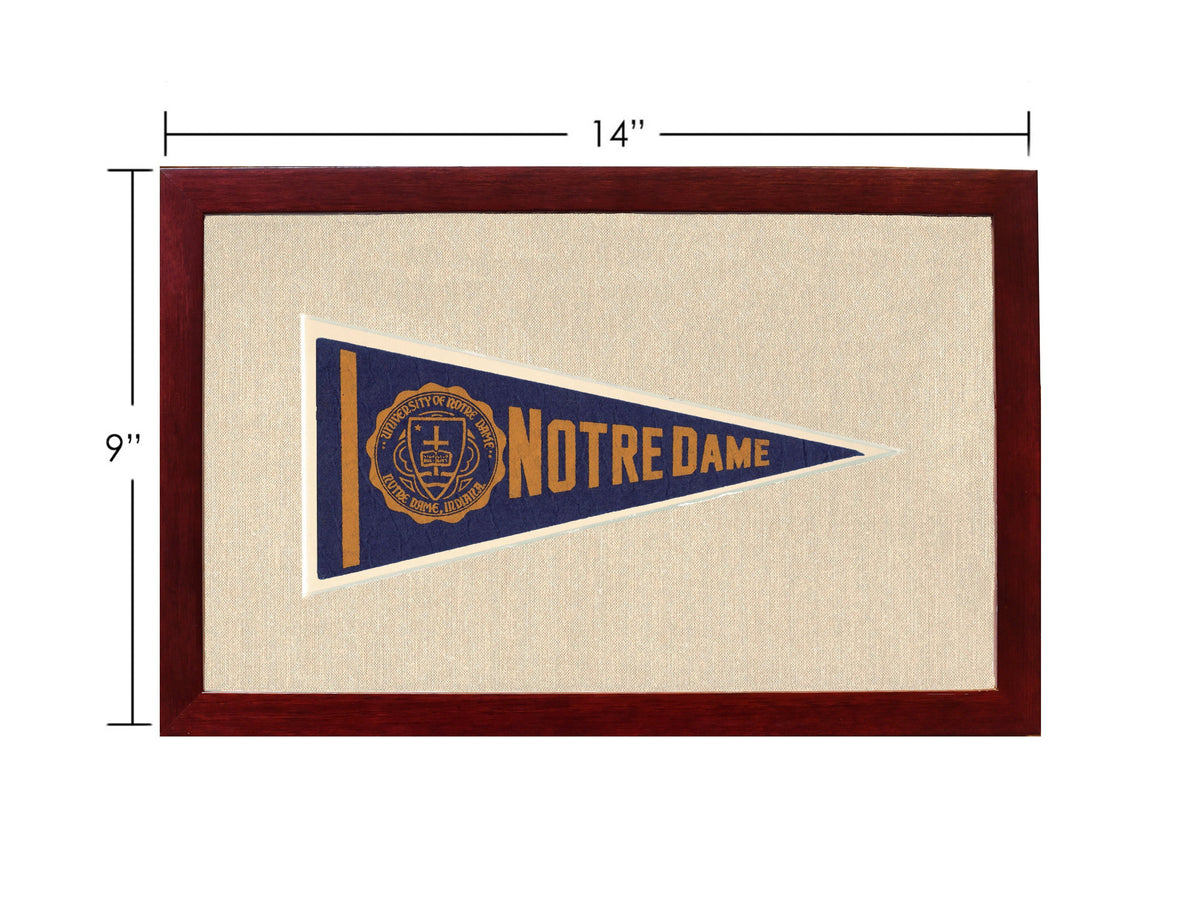 Vintage Notre Dame Pennant