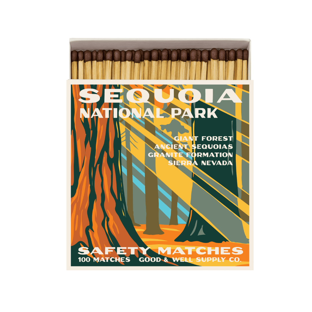 Good &amp; Well Supply Co. Sequoia Vintage National Park Cabin Matches