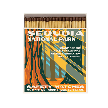 Good &amp; Well Supply Co. Sequoia Vintage National Park Cabin Matches