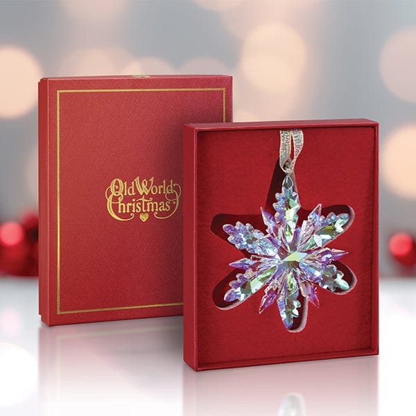Old World Christmas 4 X 0.75 X 3.25 / 34500 Radiant Crystal Snowflake Ornament