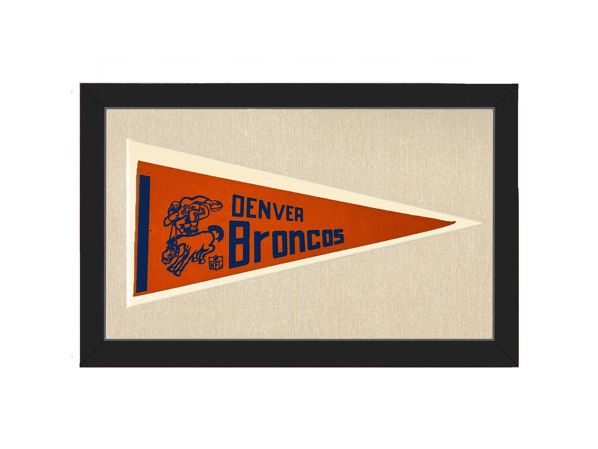 Americana Memories Vintage Pennants and Memorabilia Vintage Denver Broncos Pennant