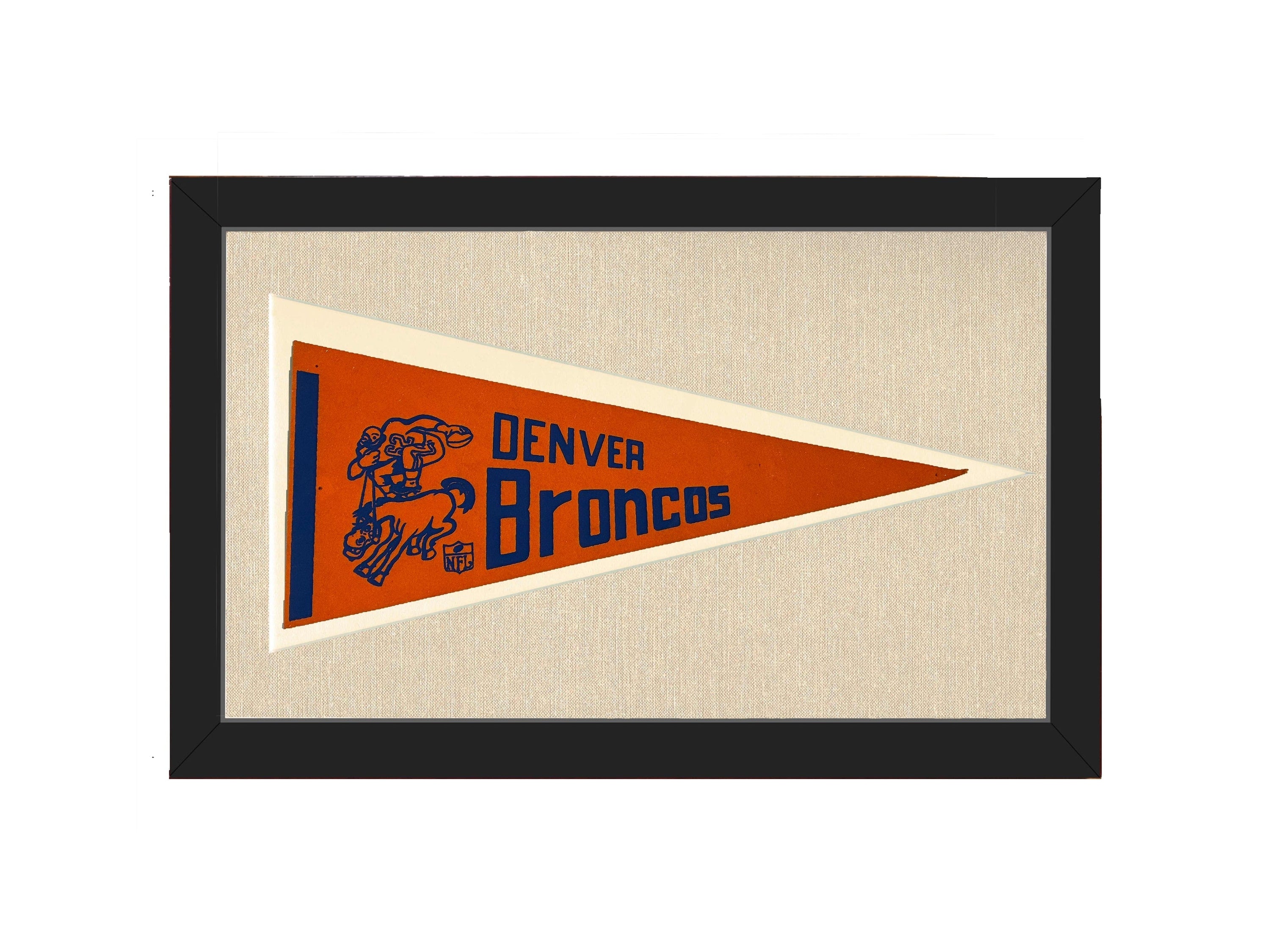 Americana Memories Vintage Pennants and Memorabilia Vintage Denver Broncos Pennant