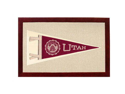 Vintage University of Utah Pennant