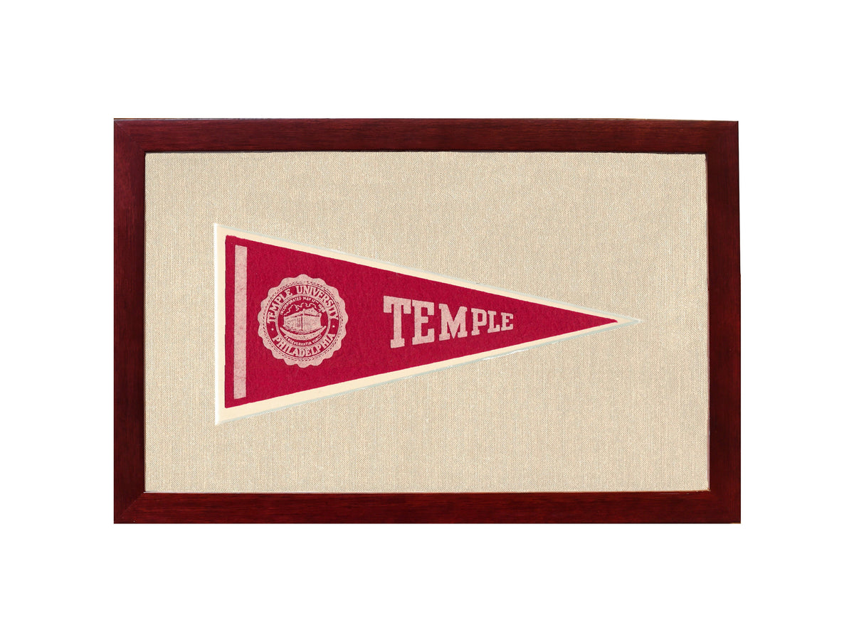 Vintage Temple University Pennant