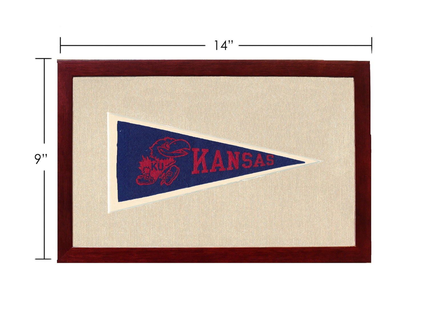 Americana Memories Vintage Pennants and Memorabilia Vintage University of Kansas Pennant