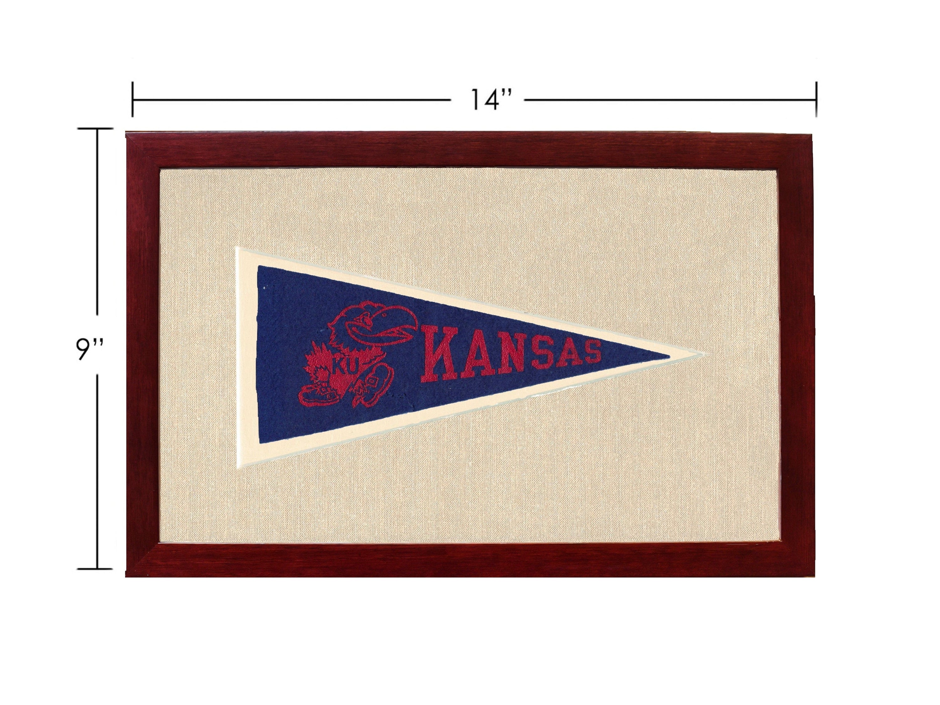 Americana Memories Vintage Pennants and Memorabilia Vintage University of Kansas Pennant