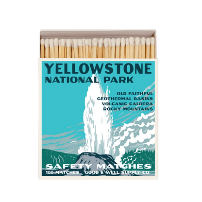 Good &amp; Well Supply Co. Yellowstone Vintage National Park Cabin Matches