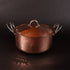 Sertodo Pots & Pans 7 quart - 10 x 5 inch Beautiful and Big Copper Dutch Ovens