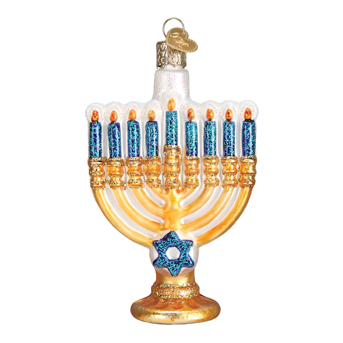 Old World Christmas 4.5 X 2.75 X 1.5 / 36177 Menorah Ornament