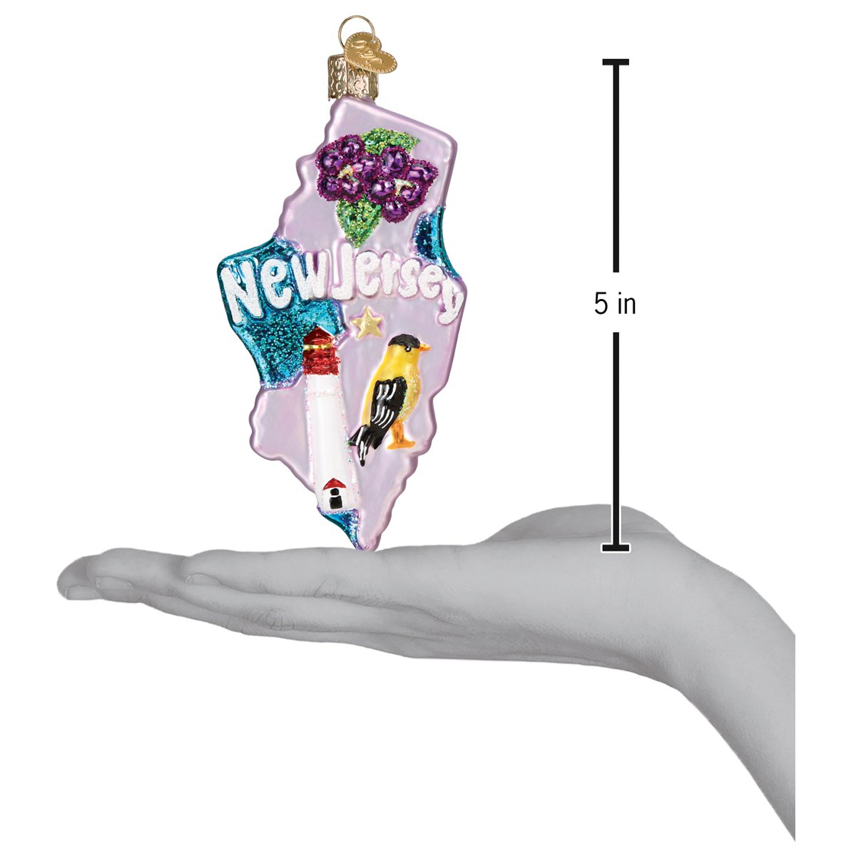 State Of New Jersey Ornament - My American Goods
