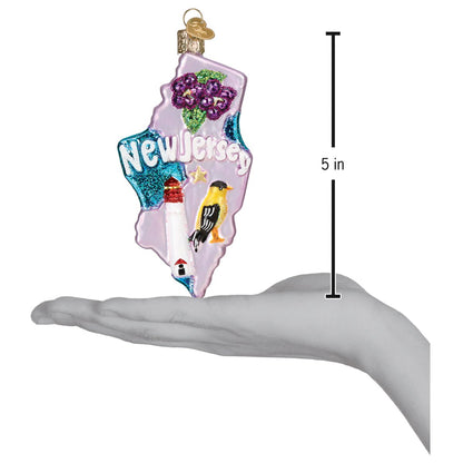 State Of New Jersey Ornament - My American Goods
