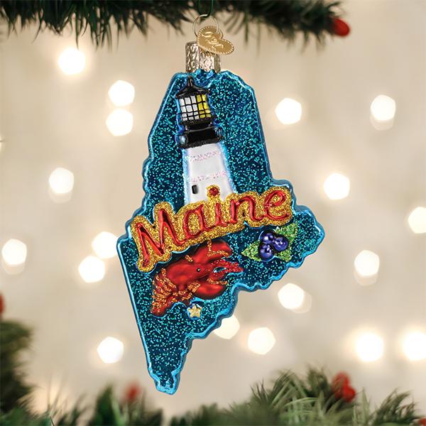 Old World Christmas 1 X 2.75 X 4.75 / 36261 State Of Maine Ornament
