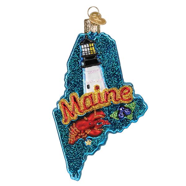 Old World Christmas 1 X 2.75 X 4.75 / 36261 State Of Maine Ornament