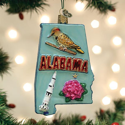 State Of Alabama Ornament - My American Goods