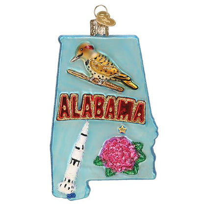State Of Alabama Ornament - My American Goods