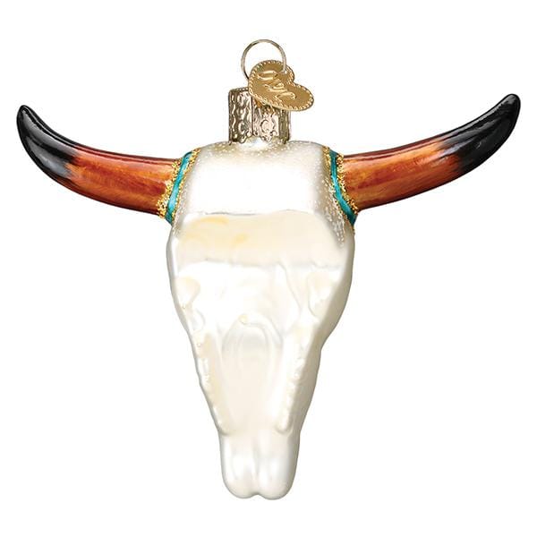 Old World Christmas 4 X 1.5 X 3.5 / 36290 Southwestern Steer Skull Ornament