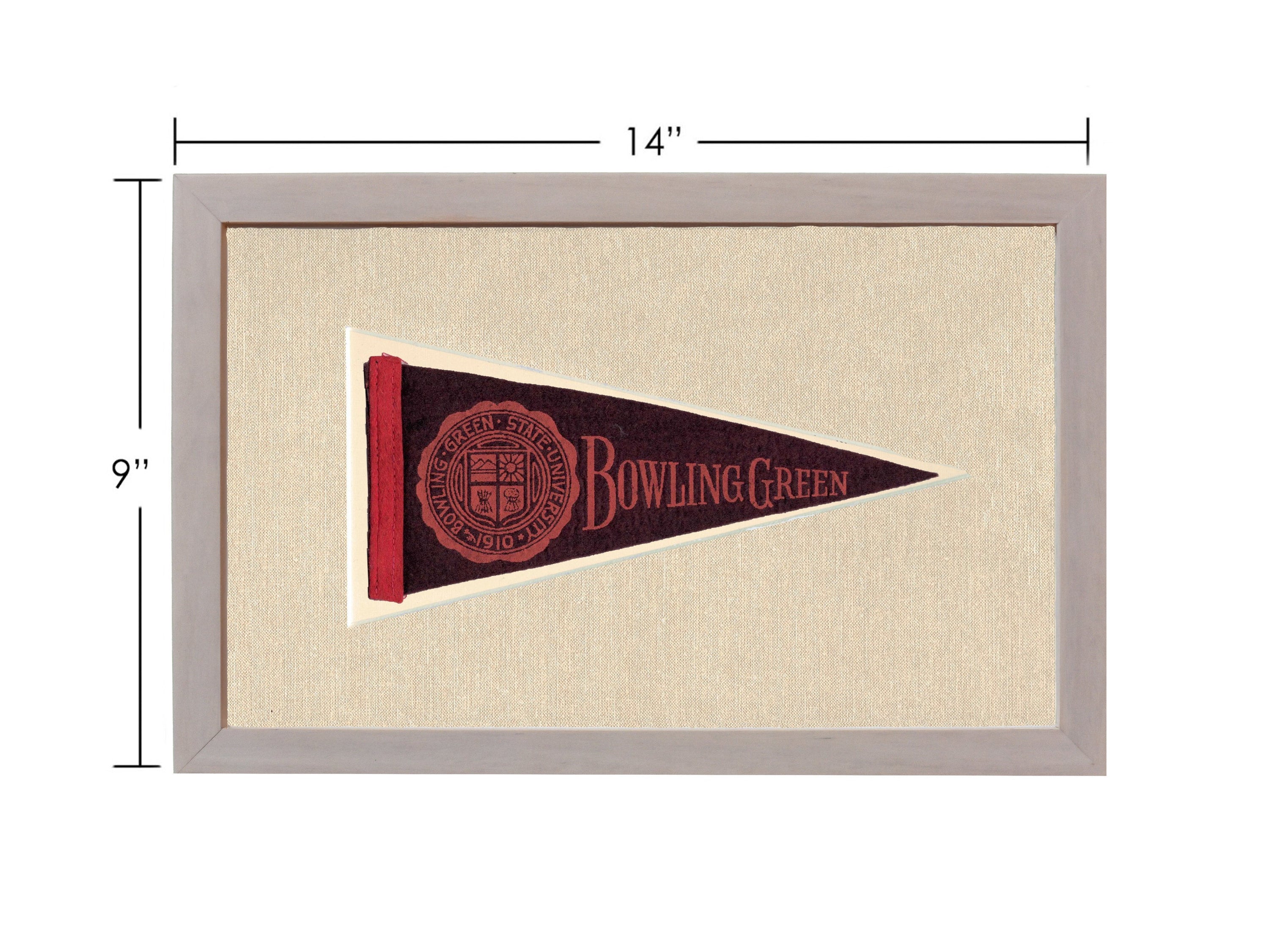 Vintage Bowling Green State University Pennant