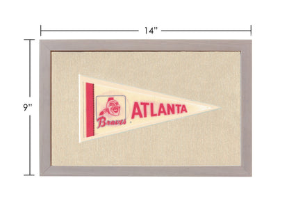 Americana Memories Vintage Pennants and Memorabilia Vintage Atlanta Braves Pennant