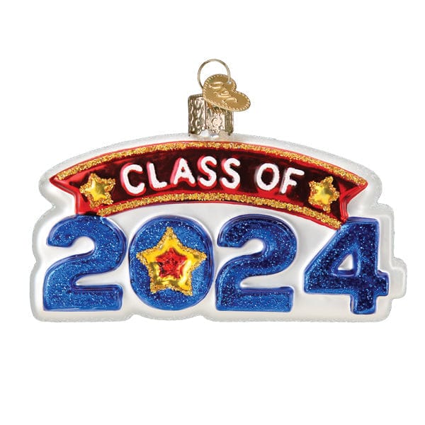 Old World Christmas 2.5 X 4.25 X 1 / 36322 Class Of 2024 Ornament