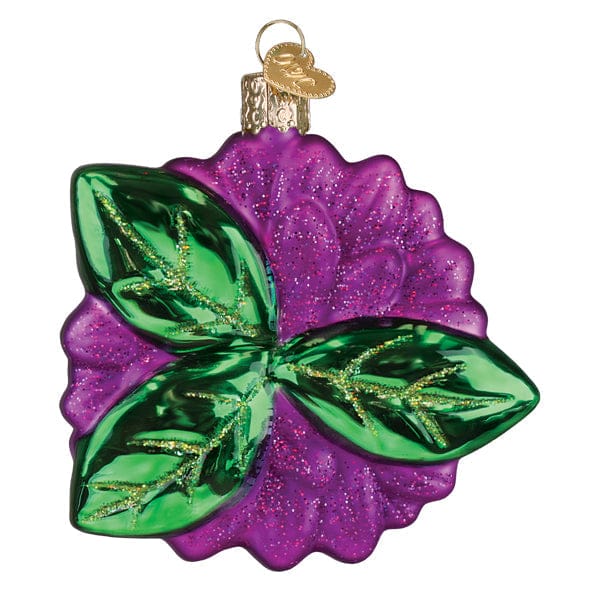 Old World Christmas 3.5 X 3.5 X 1.5 / 36347 Dahlia Ornament