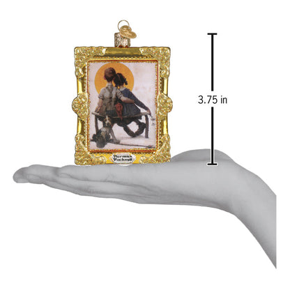 Norman Rockwell Boy &amp; Girl Ornament