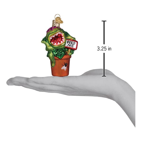 Old World Christmas 3.25 X 2.25 X 1.75 / 36352 Venus Fly Trap Ornament
