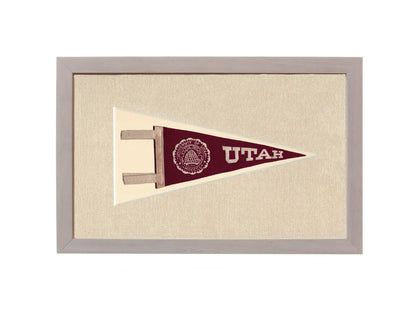 Vintage University of Utah Pennant