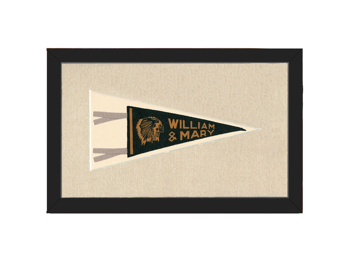 Americana Memories Vintage Pennants and Memorabilia Vintage William &amp; Mary College Pennant