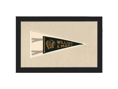 Americana Memories Vintage Pennants and Memorabilia Vintage William &amp; Mary College Pennant