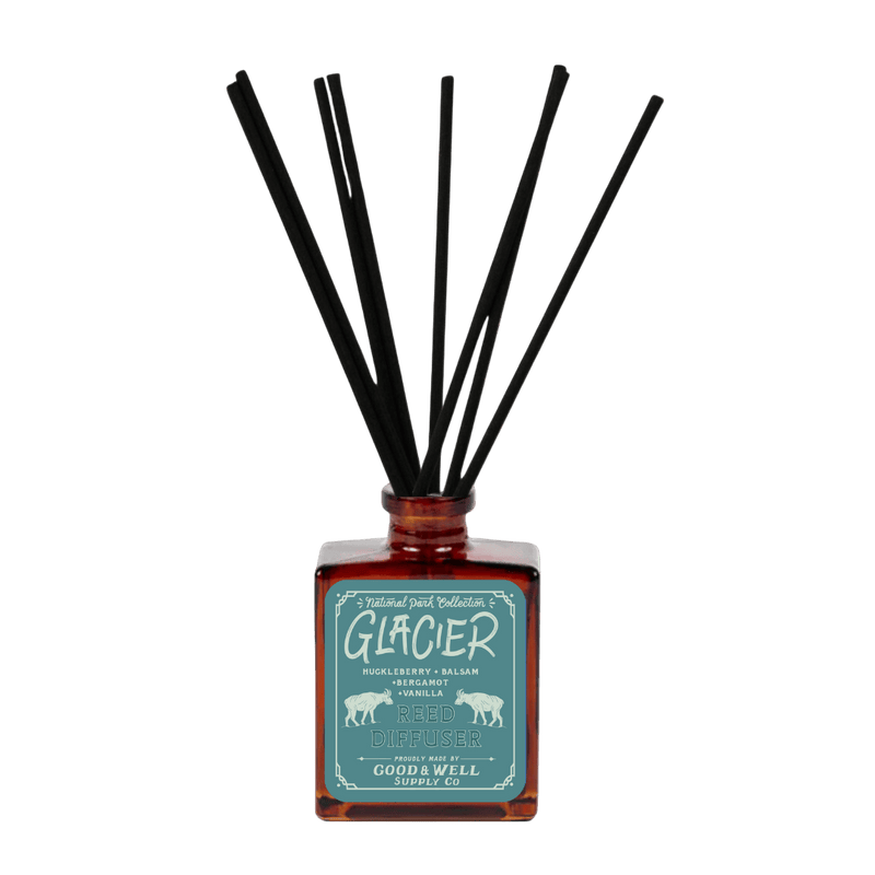 Good & Well Supply Co Glacier National Park Reed Diffuser