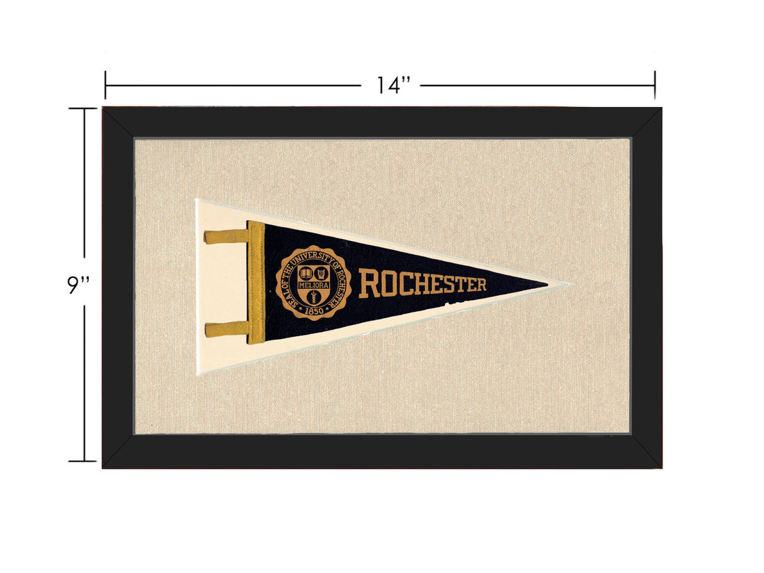 Vintage University of Rochester Pennant