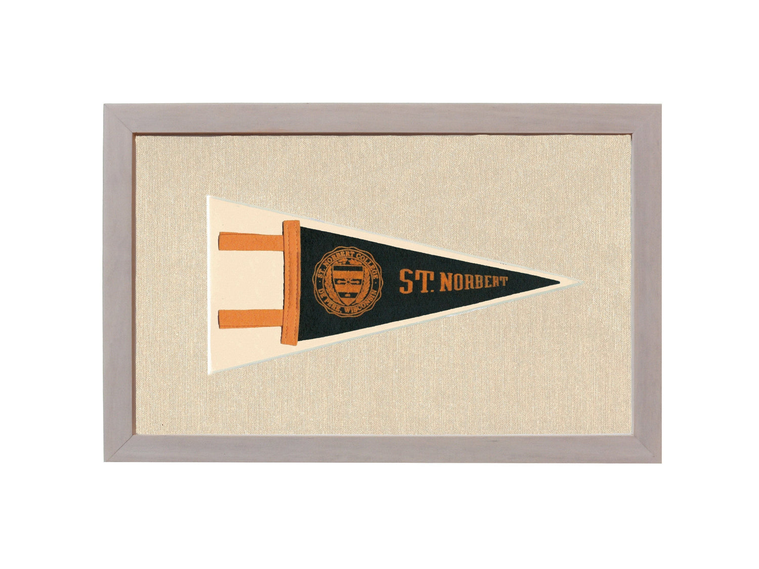 Americana Memories Vintage Pennants and Memorabilia Vintage St Norbert College Pennant