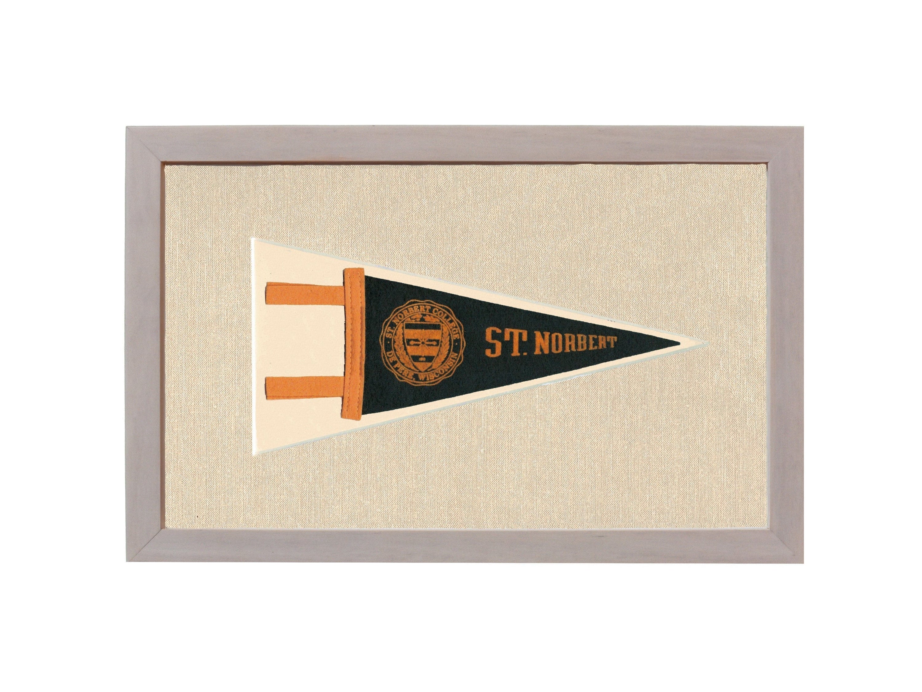 Americana Memories Vintage Pennants and Memorabilia Vintage St Norbert College Pennant
