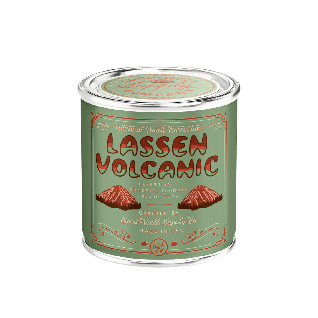 Good &amp; Well Supply Co Candles Lassen Volcanic National Park Candle