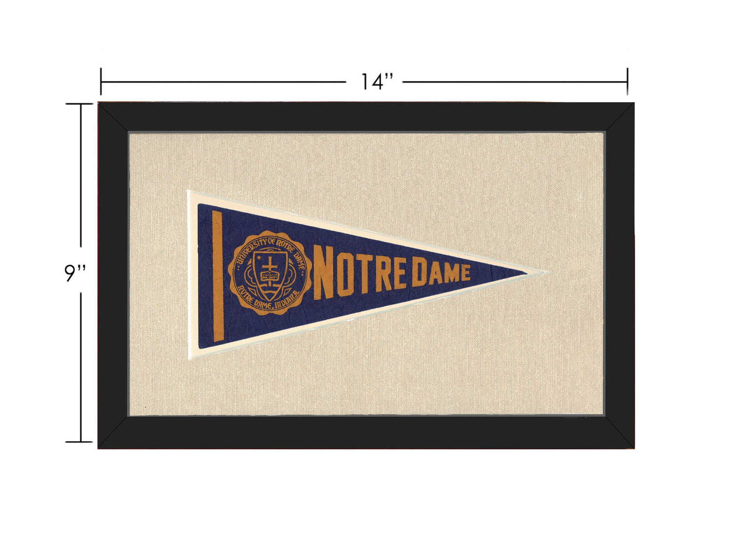 Vintage Notre Dame Pennant