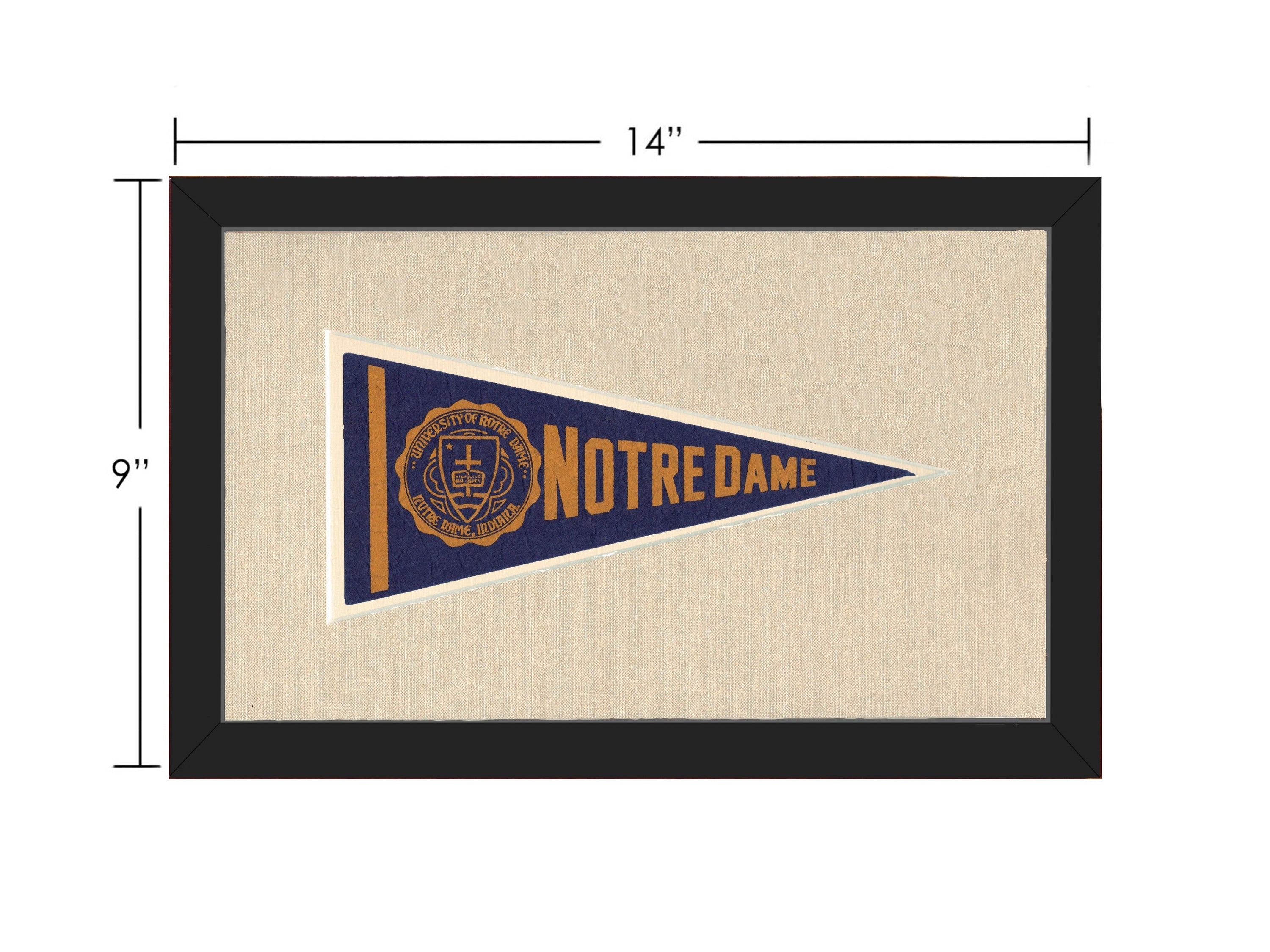 Vintage Notre Dame Pennant