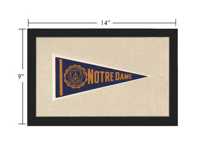 Vintage Notre Dame Pennant