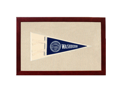 Americana Memories Vintage Pennants and Memorabilia Vintage Washburn University Pennant