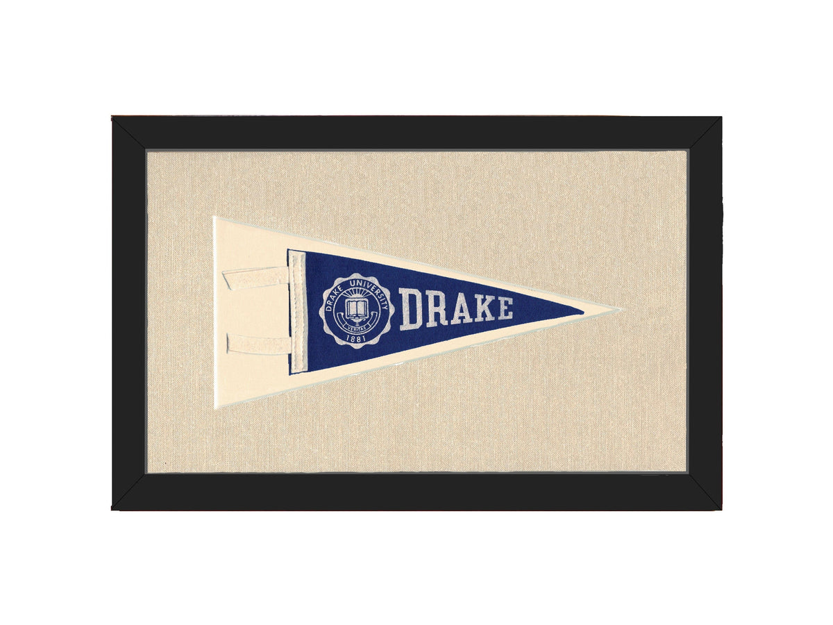 Americana Memories Vintage Pennants and Memorabilia Vintage Drake University Pennant