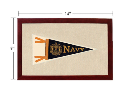 Americana Memories Vintage Pennants and Memorabilia Vintage Navy Pennant