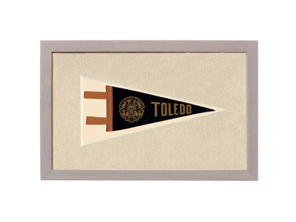 Americana Memories Vintage Pennants and Memorabilia Vintage University of Toledo Pennant