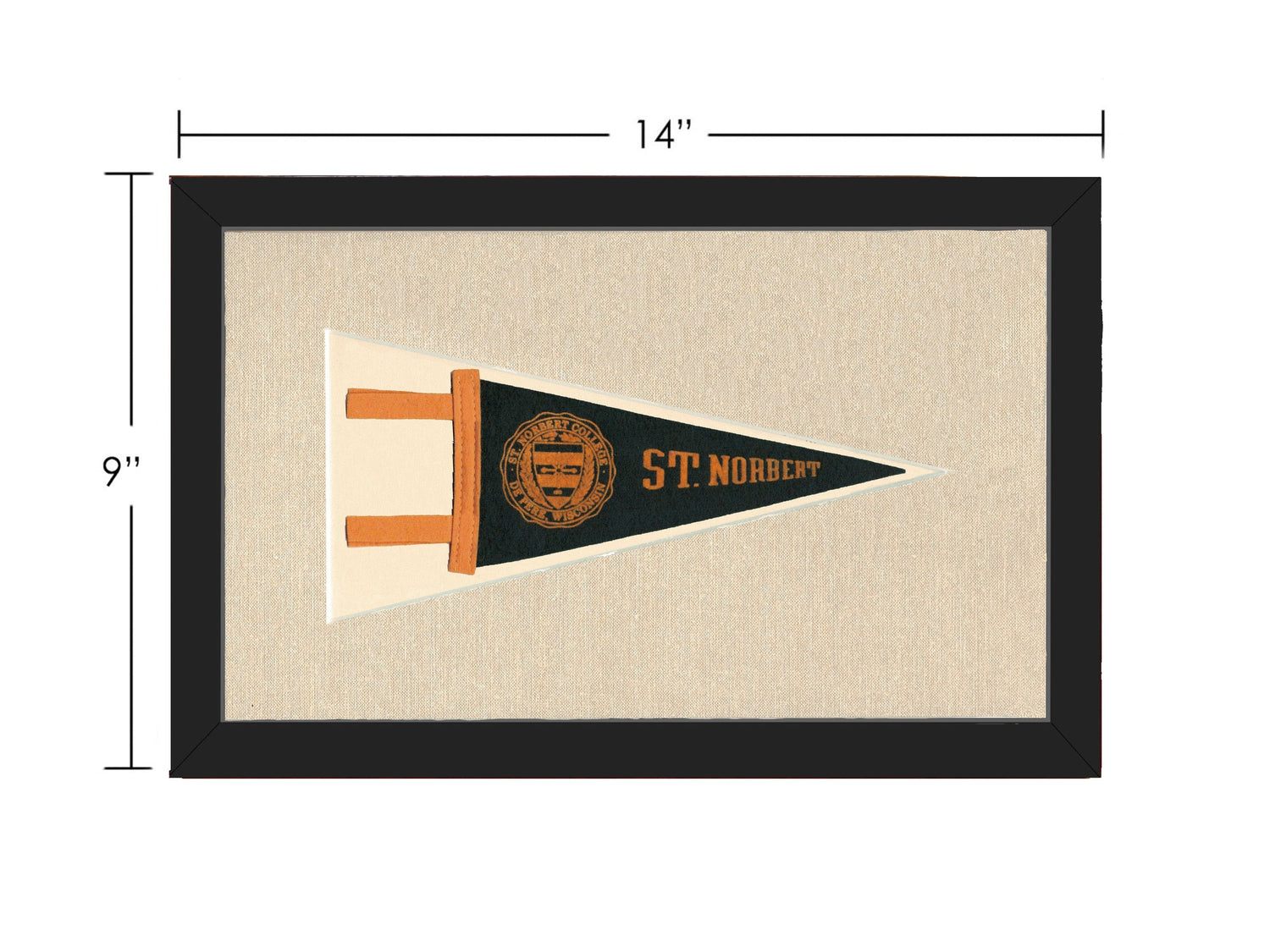 Americana Memories Vintage Pennants and Memorabilia Vintage St Norbert College Pennant