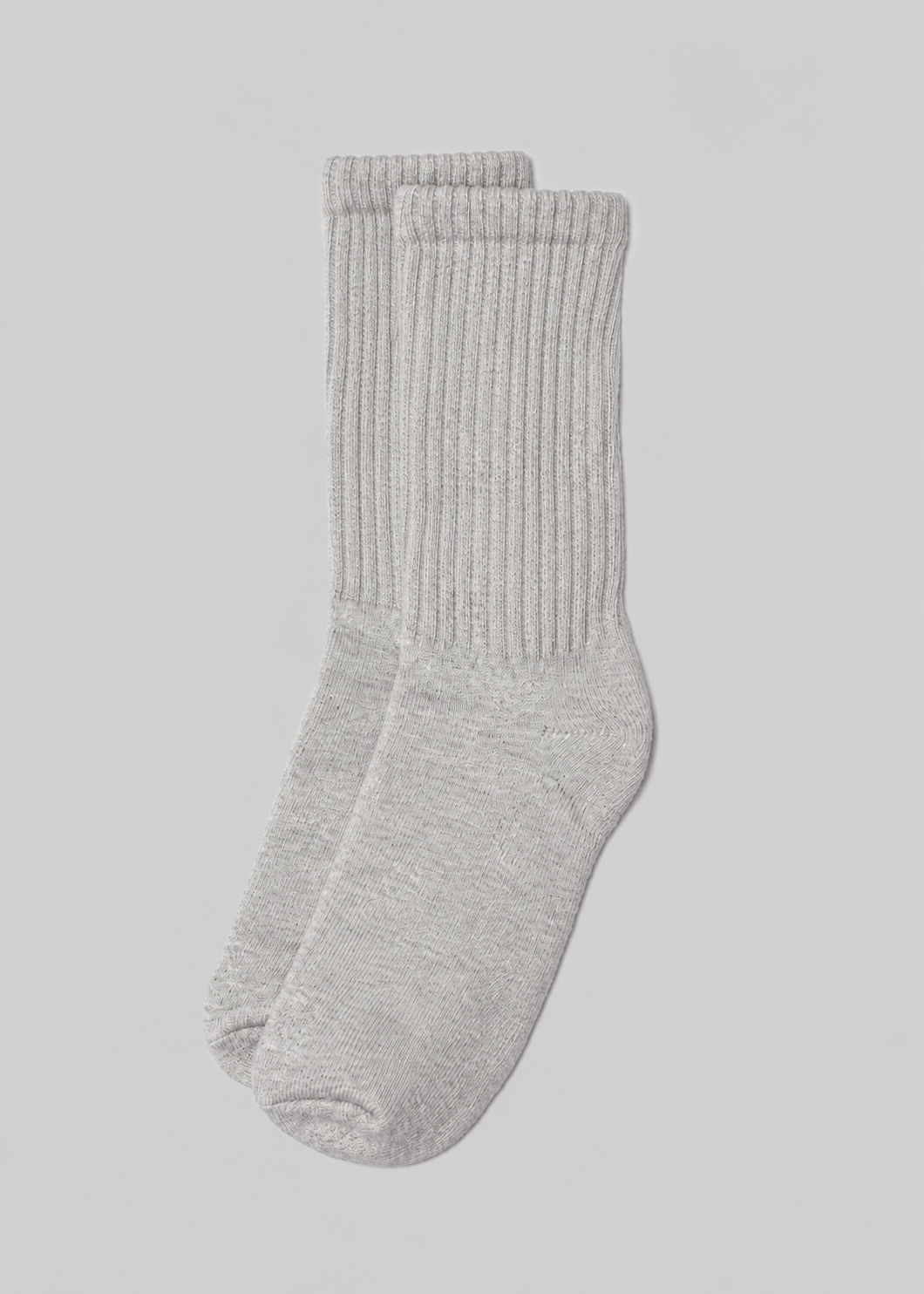 American Trench Retro Sock heather grey / REG The Solids