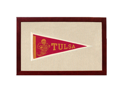 Americana Memories Vintage Pennants and Memorabilia Vintage Tulsa University Pennant